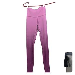 Lululemon Ombre Align legging lavender plum sz2